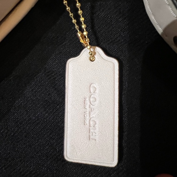 NWOT Coach - Beige & Cream "Jacquard Dufflette" Bag - Picture 16 of 16